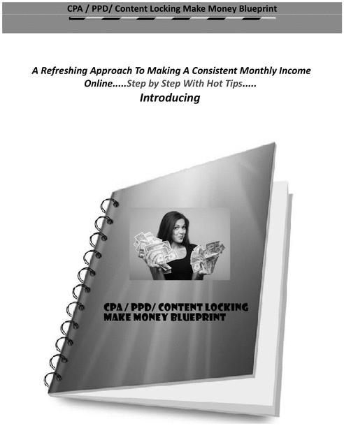 Product picture CPA/PPD Make Money Blueprint
